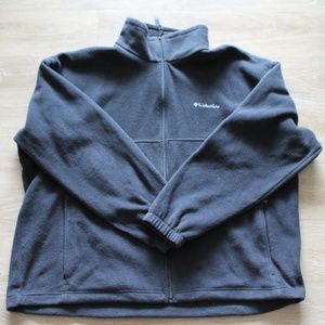 Mens Full-Zip Columbia Fleece Jacket